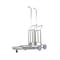Hospitality 1 Source Nesting Compact Luggage Carrier, Brushed Stainless Steel NCLCBS - alternate 1